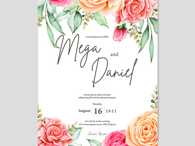 watercolor floral frame and background multi purpose background background beautiful birthday celebration color design elegant floral flower frame illustration invitation invite leaves nature party summer texture watercolor wedding