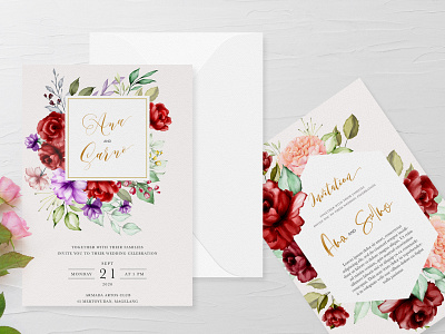 watercolor floral and leaves wedding card seamless pattern abstract art background card decoration design floral flower illustration leaf nature pattern romantic seamless spring summer vintage wallpaper watercolor wedding