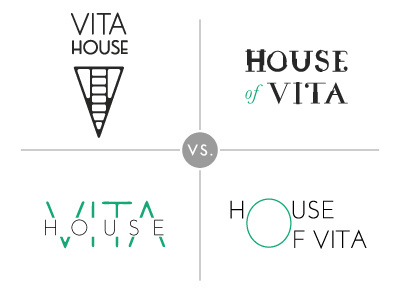 Critique- Vita House branding critique feedback help houseplant identity input logo mark options suggestion veda