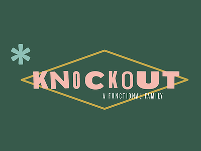 Knockout | Type Studies circues collage knockout specimen study type typography