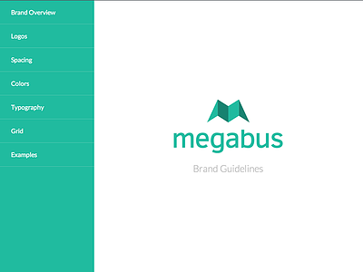 megabus brand guidelines brand design flat guidelines logo