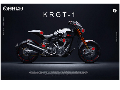 Arch Motorcycle Concept branding design mock up product design ui ux web