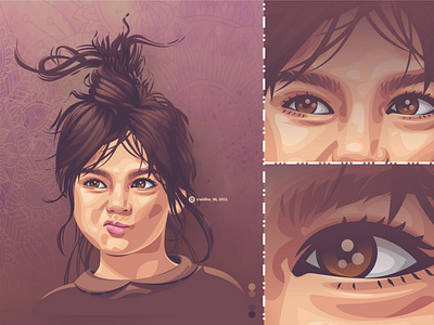 Expression Vector animation branding coreldraw expression graphic design illustration indonesia lineart portrait vector