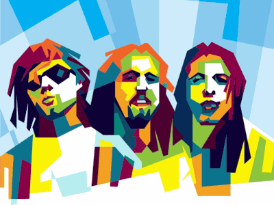 Nirvana gif kurtcobain legend music nirvana popart rocknroll vector wpap