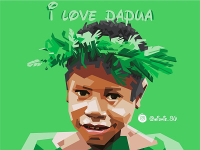 Papua Child children coreldraw indonesian papua photomanipulation skintone vector