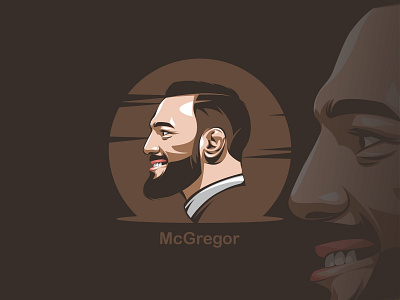 Mcgregor fighter mma ufc vector