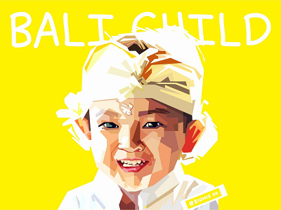 Bali Child bali indonesia portrait skintone uncurve vector
