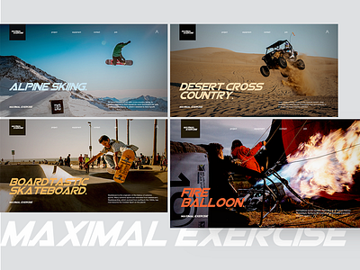 MAXIMAL EXERCISE design ui