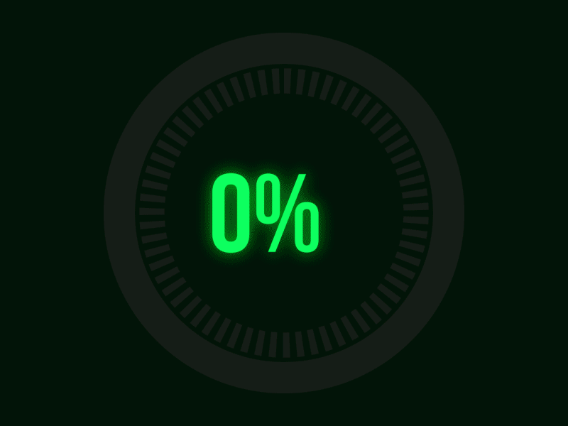 Circular Progress Bars after effect flat design gif