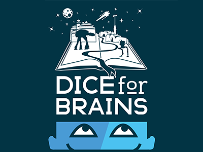 Dice For Brains logo variant actual play podcast dice for brains logo podcast rpg star wars