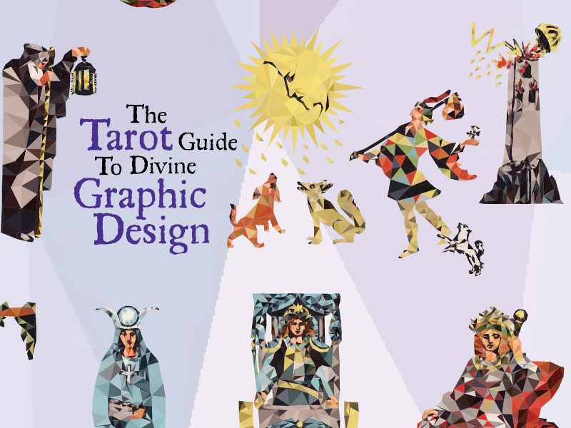 Tarot Guide to Divine Graphic Design tarot deck detail guide design principles graphic design tarot deck tarot cards tarot