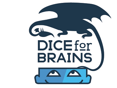 Dice For Brains 2017 Variant Logo dice for brains dragon podcast rpg tabletop