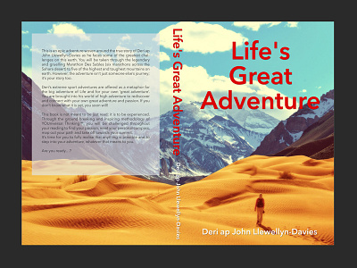 Life's Great Adventure book cover concept book cover