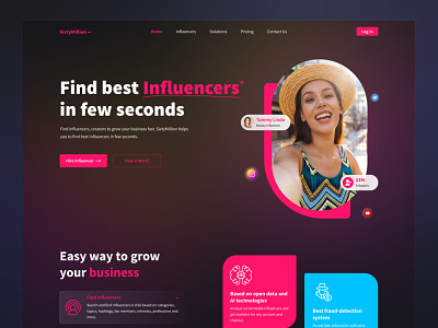 Spark™ – Influencer Marketing Accelerator by ash on Dribbble