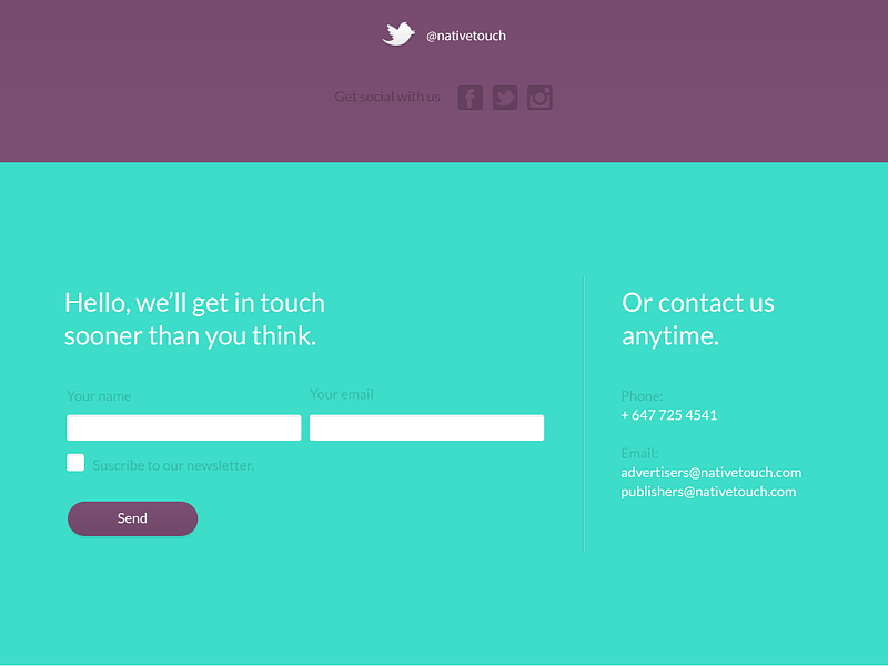 Native Touch by Carolina Ortiz on Dribbble