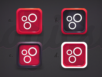 3 Magic Shots App Icon - a, b, c or d?