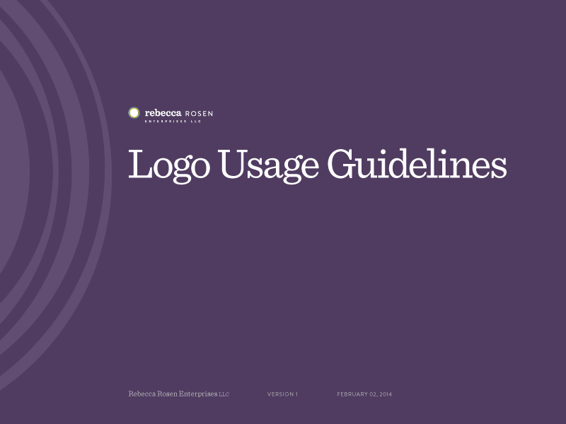 Rebecca Rosen Usage Deck [GIF] brand branding guidelines logo usage