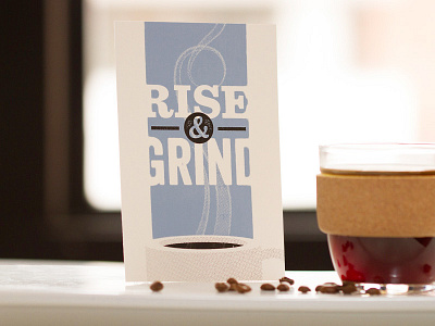 Summer 2014 Client Gift: Silkscreened Print client gift coffee silkscreen