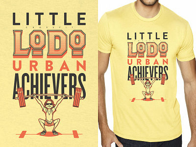 Little LoDo Urban Achievers ALT crossfit denver gym illustration lodo shirt silkscreen