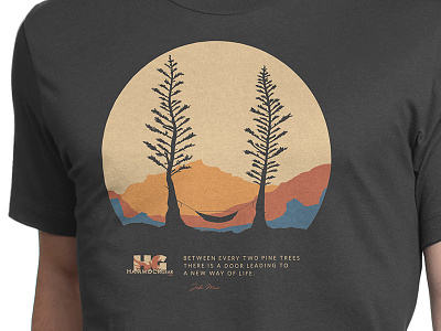 Hammock Gear Shirt apparel hammock john muir mountains poster shirt trees