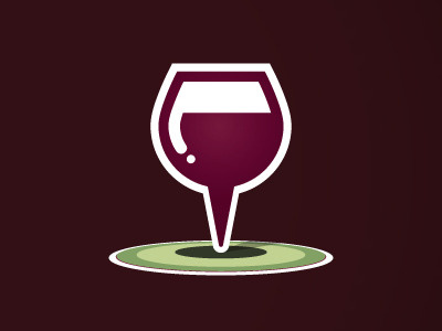 local wine blog mark #2 blog brand glass icon location logo map mark vector website wine wordpress