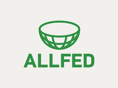 Allfed branding design graphic design logo