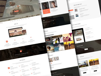 Tlazya - OnePage Theme agency bootstrap business creative html5 one page page builder parallax portfolio revslider sass