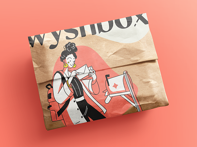 A Package of Wysh blob digital digital art digital drawing figma illustration illustrator mail mailer package package design package mock up shipping vector wrapping package