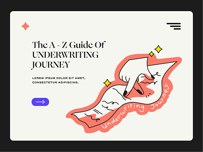 Underwriting Journey branding design emoji figma graphic graphic design illustration interface paperwork sticker ui underwriting website