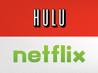 Brand Identity Switch Series | Streaming atlanta bingewatching branding brandswap design hulu illustrator netflix