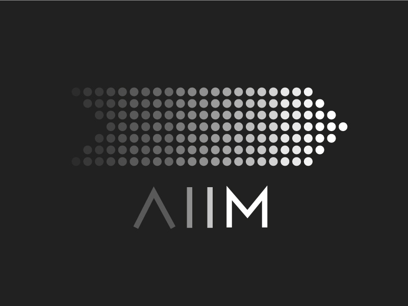 AIIM Logo Concept atlanta creative grayscale nature art modern minimal abstract illustrator design