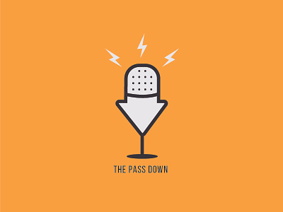 The Pass Down branding design illustrator logo logodesign minimal modern podcast