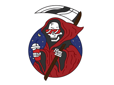 The Reaper art atlanta creative design fun illustrator