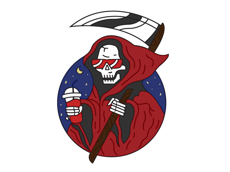 The Reaper atlanta art fun creative illustrator design
