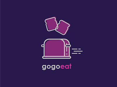 gogoeat atlanta brandidentity branding creative design illustrator logodesign startup tech