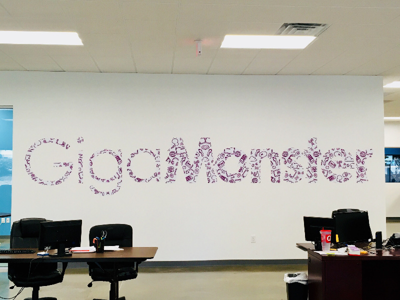 GigaMonster Mural atlanta branding corporate mural creative illustrator design