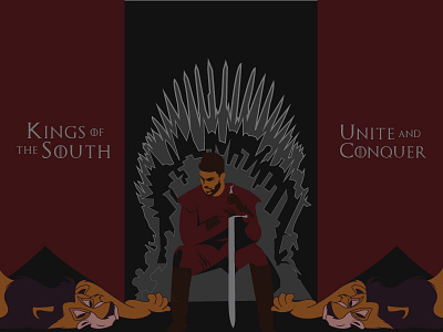 The Kings Of The South | Tifo Design atlantaunited atlutd design disney gameofthrones illustrator lionking tifo