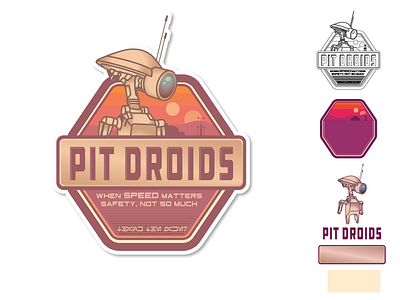 StarWars Badge Challenge II badge contest design dutchdesign emblem icon illustration logo rms starwars starwarsbadgechallengetwo vector