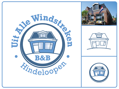 B&B Uit Alle Windstreken graphic design symbol