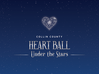Logodesign Aha CC Heartball 2017 american heart association dallas heart ball stars