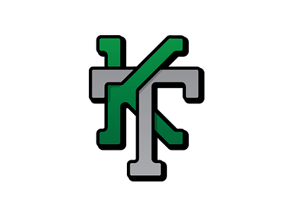 KT Monogram illustration kt monogram logo