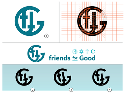 Friends For Good (FFG) Logo/Icon concept