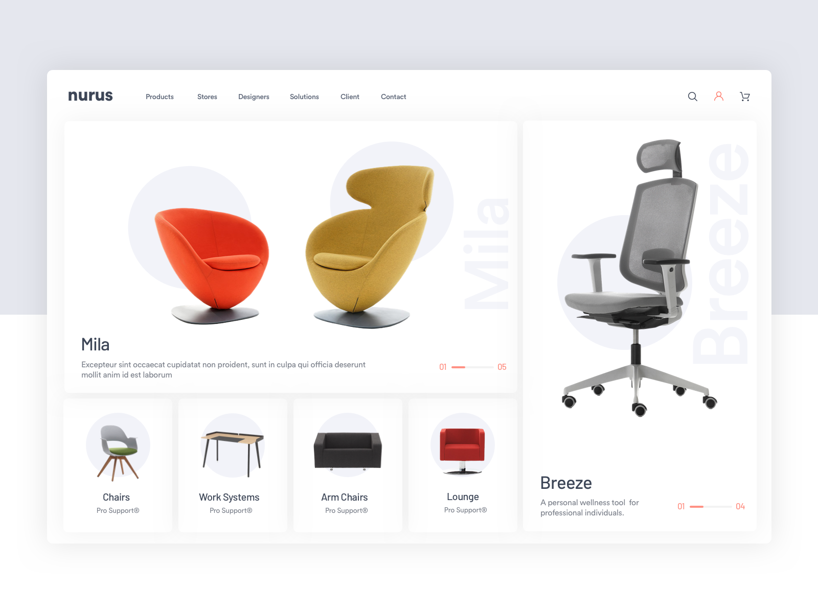 Nurus Furniture by Murat Miregil on Dribbble