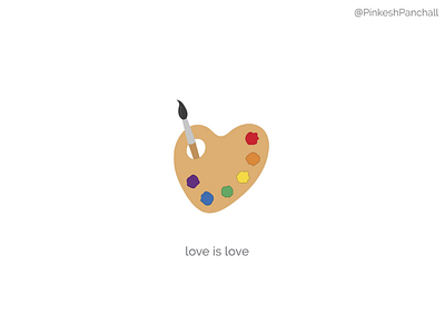 All colours are beautiful. 🌈 love is love loveislove minimal design pride pridemonth