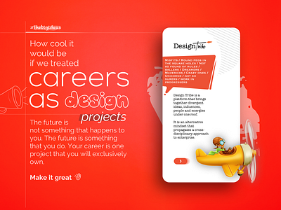 The Big Ideas - DesignTribe big ideas design design team experience illustration team typography ux vector
