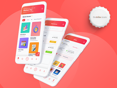 Teacher App built for MCB app design mobile ui ux