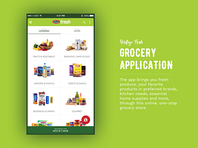 Online Grocery App - Heritage Fresh app grocery mobile