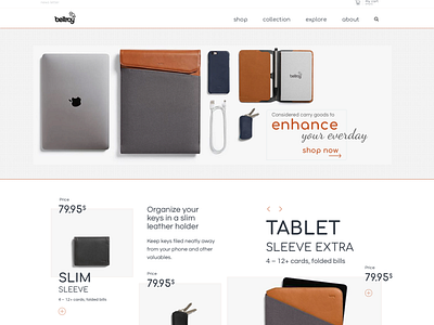 Bellroy -- Tailored Craft for life on the move.