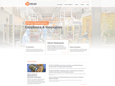 Invecas Homepage