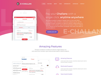 E CHALLAN WEBSITE